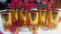 Comprar Antiguos Vasos Marroquies Vidrio Impecables 6 Unid N786