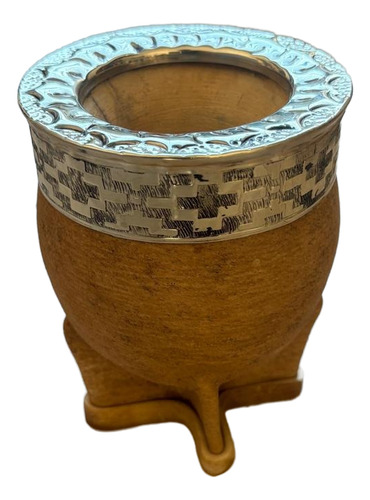 Mate Imperial Calabaza Crudo Crudo Oscuro Cincelado Crudo Oscuro