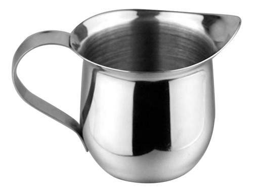 Jarra Artística Espumosa De Acero Con Leche Y Café Con Leche