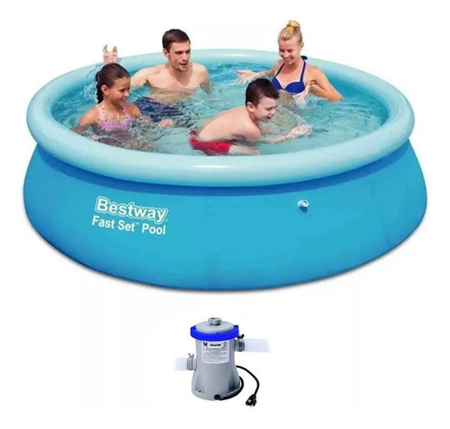 Piscina Inflável 2300 Litros + Filtro 110v - Bestway Intex