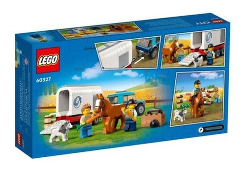 Imagen 2 de 3 de Lego City Transportador De Caballos Equino Art 60327 Piezas 196