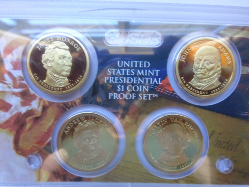 Usa Colección Dólar De Los Presidentes 2007-08-09-10 Proof. (Usado)