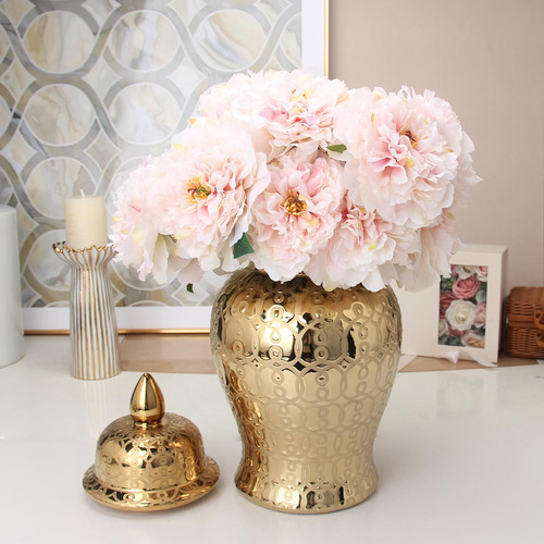 Floreros De Estilo Europeo Arreglo Floral Para El Dorado