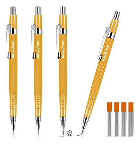 4 Pack Mechanical Pencil Automatic Drafting Pencil Set ...
