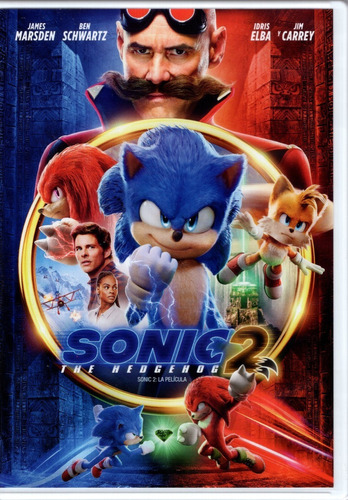 Sonic 2 Dos Jim Carrey 2022 Pelicula Dvd