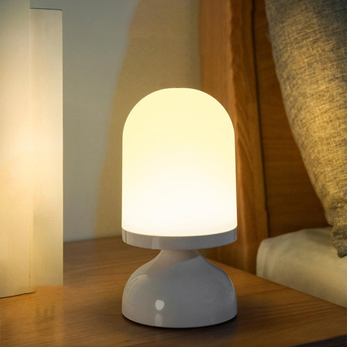Lámpara De Mesa Con Control De Voz Y Luz Nocturna, Lámpara