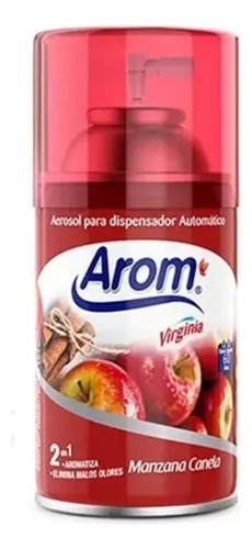Desodorante Aerosol Recarga Arom Manzana Canela 250cc