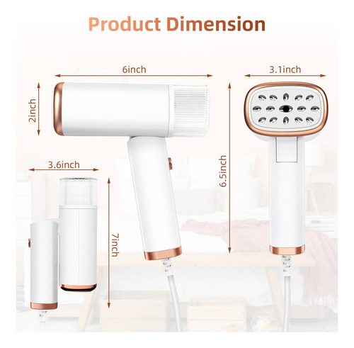 Vaporizador Para Ropa De Mano, Vaporizador De Viaje Para Rop
