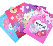 Comprar 12 Bolsas Regalo Mama Dia De Las Madres Grande 40x30x12cm Surtido Día De Las Madres