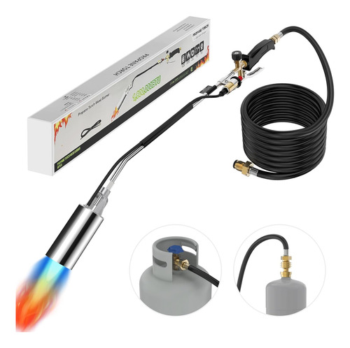 Kit De Quemador De Malezas Con Antorcha De Propano, Antorcha