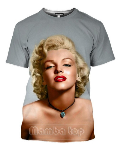Hjb Camiseta Marilyn Monroe Camiseta Con Estampado 3d