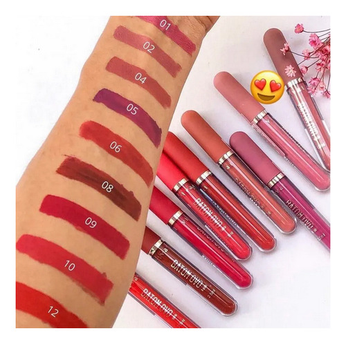 30 Batom Liquido Matte Queen Em Atacado 6 Tons Cor 12 Tons