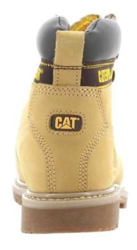 Imagen 3 de 5 de Zapato Caterpillar Holton Color Miel Hombre Con Casquillo