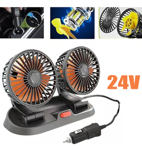 Mini Ventilador Portátil De Aire Acondicionado Para Coche Us