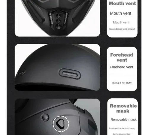 T0k Para Motocicleta Retro Scorpion Helmet, Locomotora