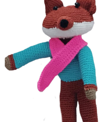 Muñeco Tejido En Técnica Amigurumi 