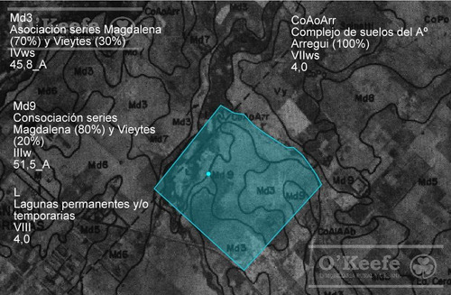 Imagen 13 de 16 de 360 Has Campo Mixto En Venta, Magdalena. Ex Tambo 80 % Agrícola.