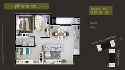 Apartamento No Bairro Centro Em Araucária Pr - 15429