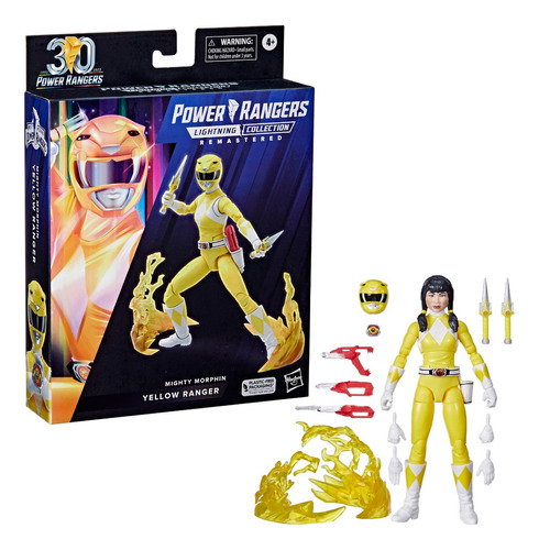 Boneca Ranger Amarela Lightning Collection 15 Cm Hasbro