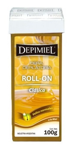 Cera Depilatoria Roll-on Clasica Miel 100g Depimiel Depikit