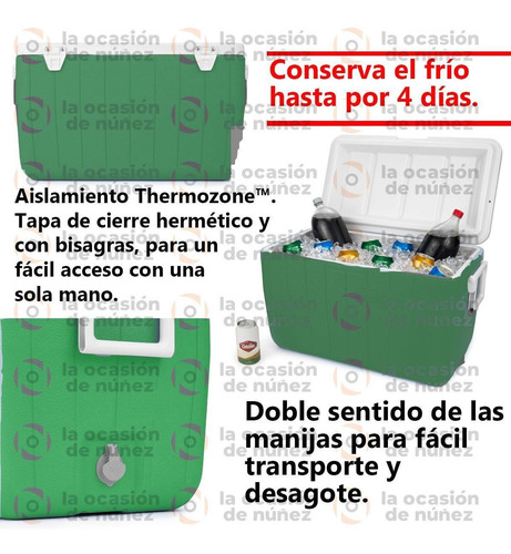 Imagen 3 de 7 de Conservadora Coleman 48qt Heladera Colores Termica Camping