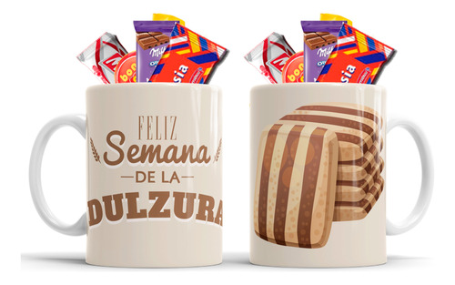 Kit Imprimible Plantillas Tazas Semana De La Dulzura M10