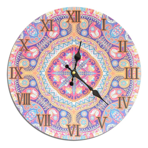 Reloj De Pared Mdf, Tablero De Impresión En Color, Reloj De