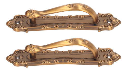 Manijas De Puerta Corredizas De Madera Montadas, 2 Piezas