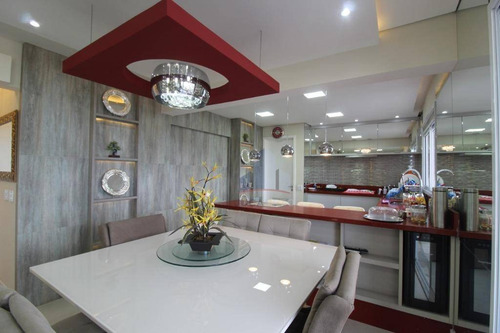Imagem 16 de 30 de Century Plaza Residence: Apartamento Mobiliado Com 3 Suítes, Varanda Gourmet, À Venda, 107 M² Por R$ 800.000 - Vila Homero Thon - Santo André/sp - Ap1183