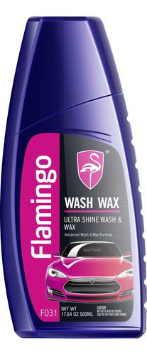 Shampoo Con Cera Wash Wax Flamingo 500ml