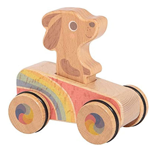 Carrito Rodillo De Arco Iris, Diseño De Perro