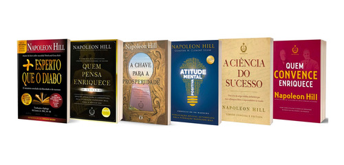 Kit 6 Livros - Napoleon Hill