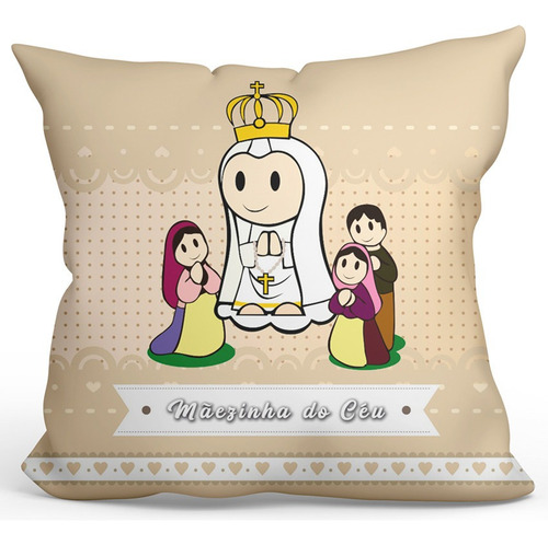 Almofada Infantil - Nossa Senhora De Fátima E Os Pastorinhos