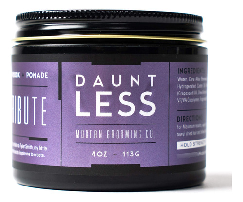 Dauntless Modern Grooming Co. Tribute - Pomada Para El Cabe.