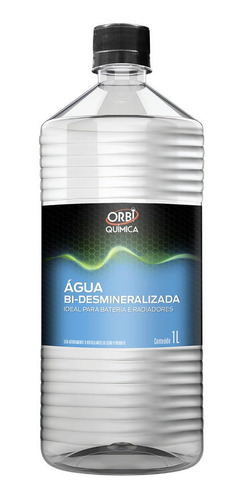 Água Bi-desmineralizada Radiador E Bateria 1 Litro - Orbi