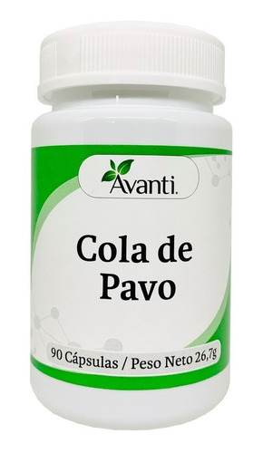 Cola De Pavo, 90 Cápsulas Vegetales, 100% Puro. Avanti