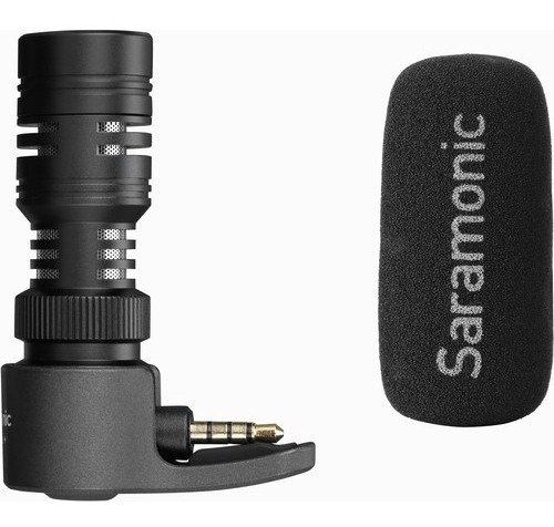 Micrófono Direccional Saramonic Smartmic+ Trrs 3.5 Mm P/ Dis