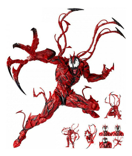 Red Venom Marvel Carnage Series Figura Juguete Modelo Regalo