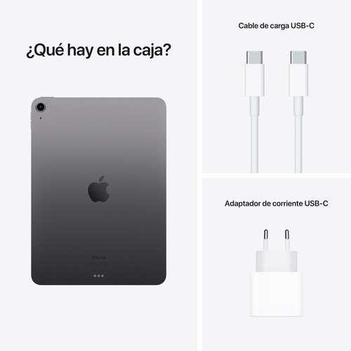 Apple iPad air 10,9 (wifi, 64gb, M1) - 5a Gen Color Gris espacial