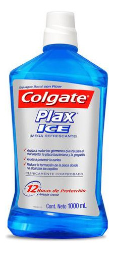 Enjuague Bucal Colgate Plax Ice 1l