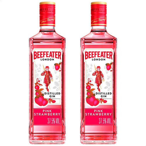 Beefeater Pink Gin 700ml Cocktails London Botella X2 Unid.