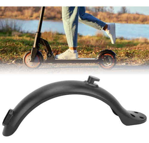 Guardabarros Scooter Eléctrico Pro, Negro 4 Orificios