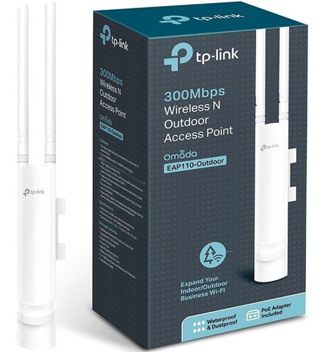 Access Point Tp-link Eap110-outdoor 2.4 Ghz 300mbps Exterior