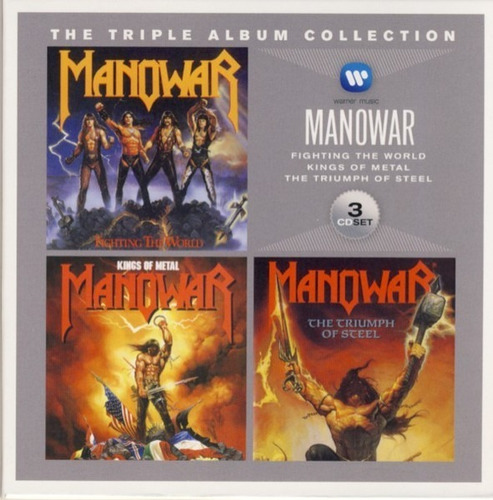 Manowar  The Triple Album Collection Cd Eu Nuevo