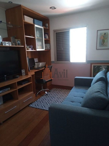 Imagem 10 de 15 de Apartamento Com 4 Dormitórios À Venda, 160 M² Por R$ 900.000,00 - Jardim Anália Franco - São Paulo/s - Av6259
