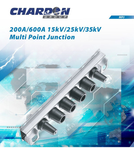 Conector Múltiple 5 Vías 35kv 200a Com Elastimoldj5-22222-35