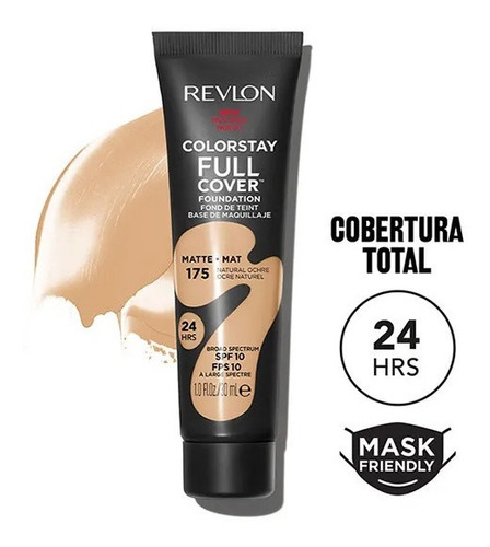 Base Revlon Colorstay Full Coverage Tono Natural Ochre 