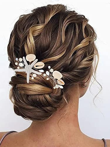 Heread Starfish Novia De La Boda Pins De Pelo 7tjft