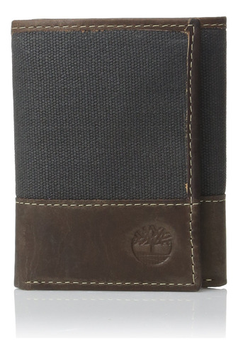 Cartera Trifold De Cuero Auténtico Para Hombre Timberland