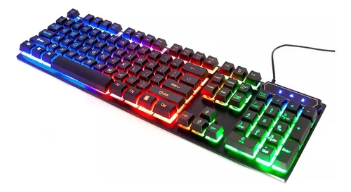 Teclado Rgb Gamer Usb Multicolor